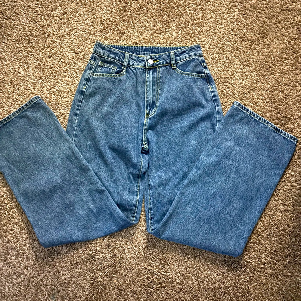 Dark Blue Denim Jeans